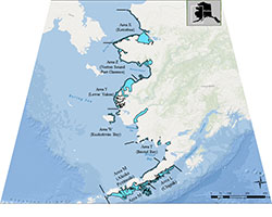 Map of western Alaska