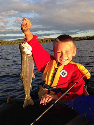 Kids fishing