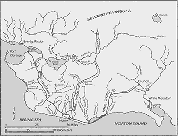 Map of Nome Road System