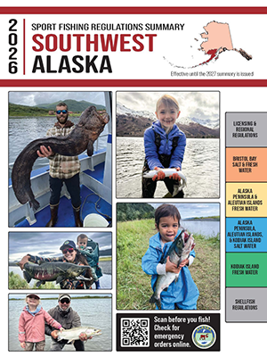 Southwest Alaska Sport Fishing Regulations Cover