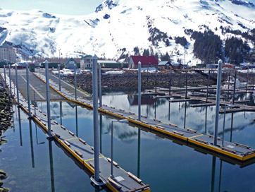 Whittier Harbor boat ramp