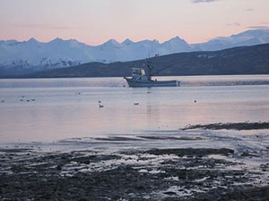 Chignik Lagoon in May. Photo by Lisa Hutchinson-Scarbrough, Subsistence Section