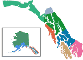 Southeast Alaska Map Graphic