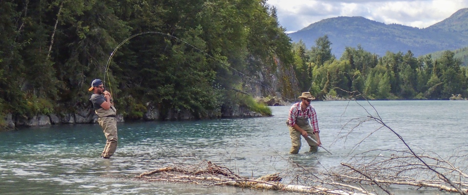 Friends fishing - Alaska Department of Fish and Game