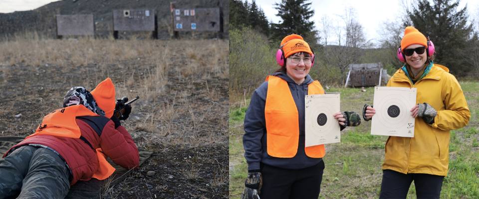 People training at shooting range - Alaska Department of Fish and Game