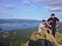 Photo of Adam Edge on a mountain