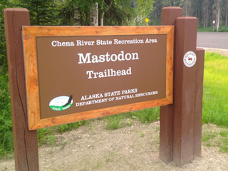 Mastodon Trailhead Sign