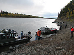 Ella's Cabin Checkpoint on the Koyukuk River