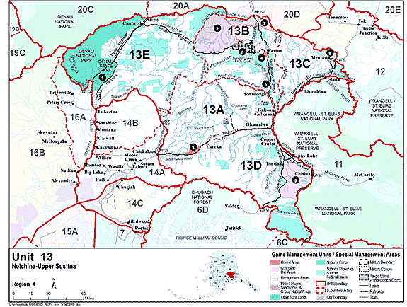 Map of gmu 13