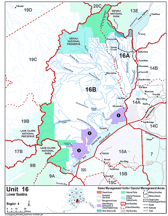 Map of GMU 16