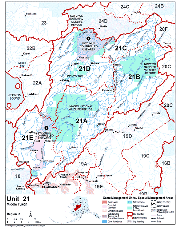 Map of GMU 21