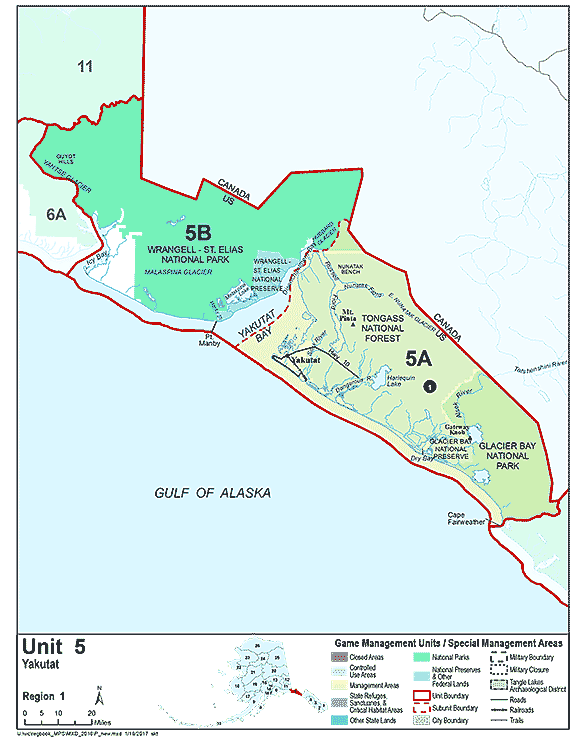 Map of GMU 5