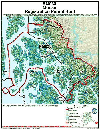 Map of RM038