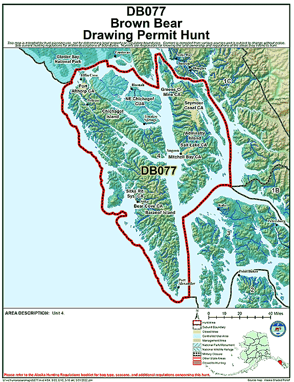 Map of brbear hunt number db077