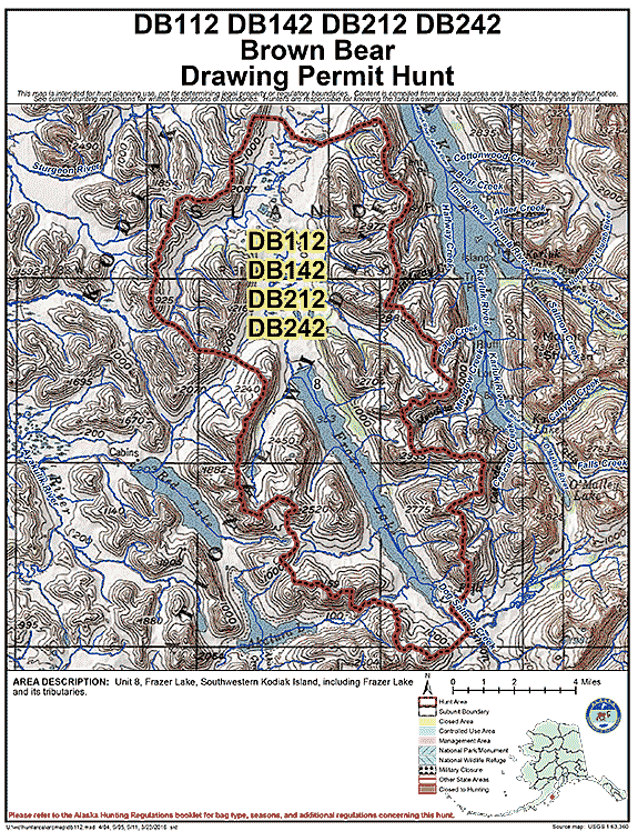 Map of brbear hunt number db112