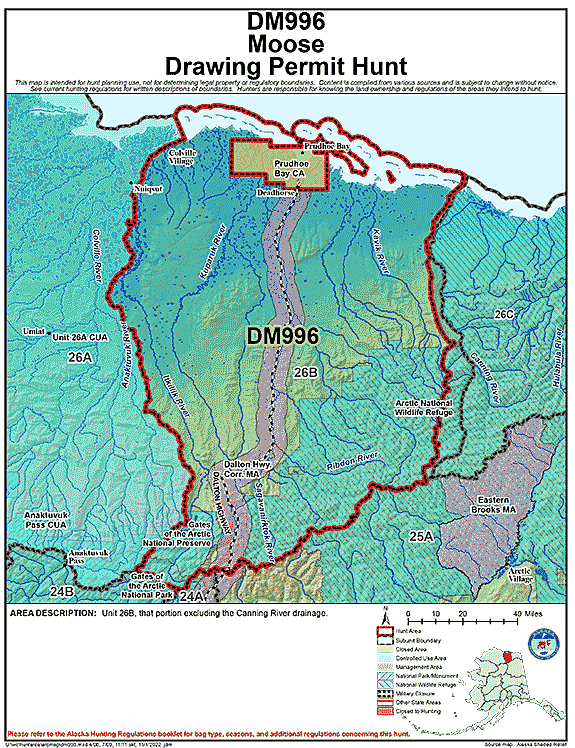 Map of  hunt number dm996