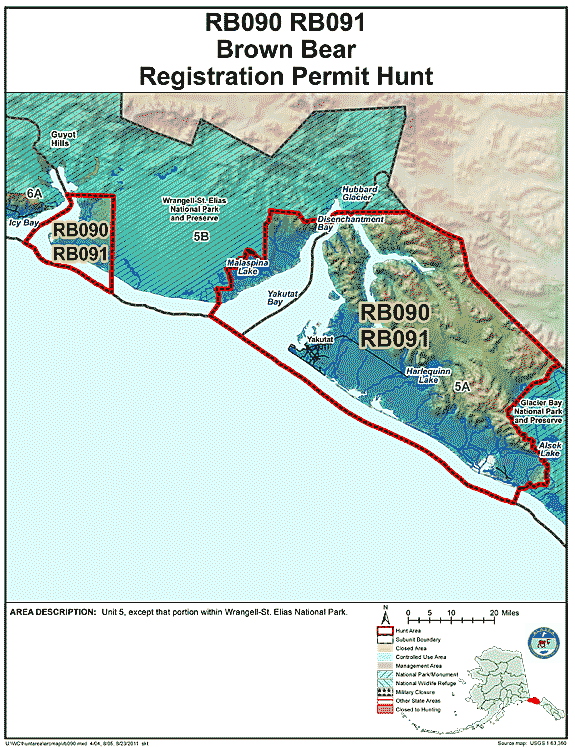 Map of brbear hunt number rb090