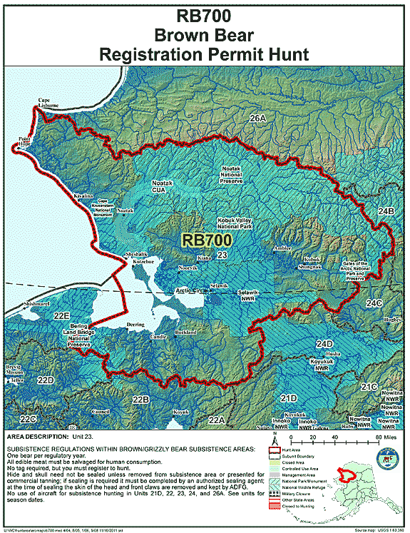 Map of brbear hunt number rb700