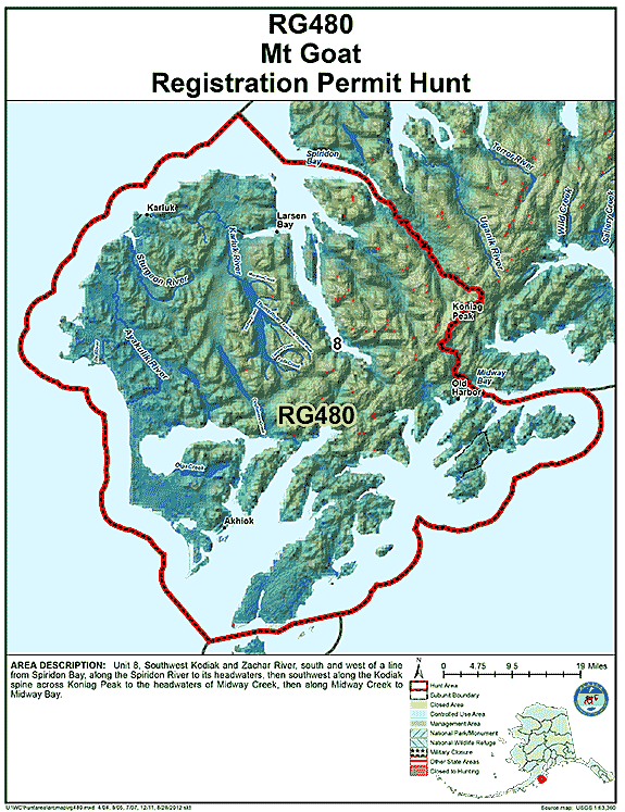 Map of  hunt number rg480