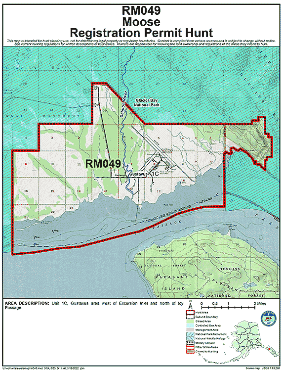 Map of  hunt number rm049