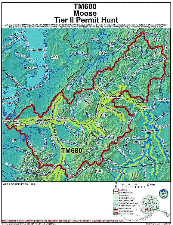 Map of  hunt number tm680