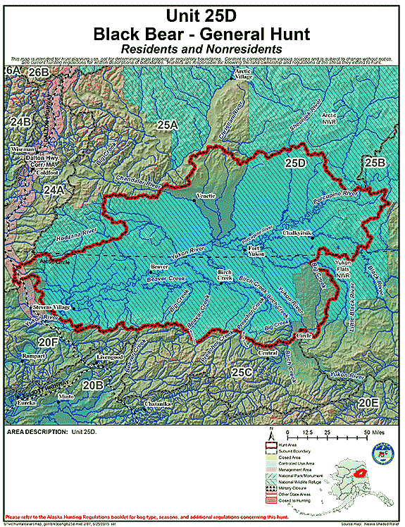 Alaska Hunting Zone Map
