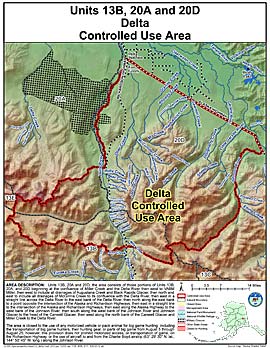 Map of Delta Controlled Use Area