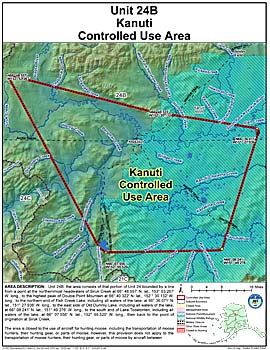 Map of Kanuti Controlled Use Area