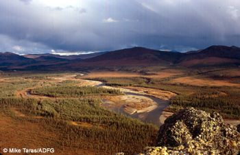 River system of Alaska.