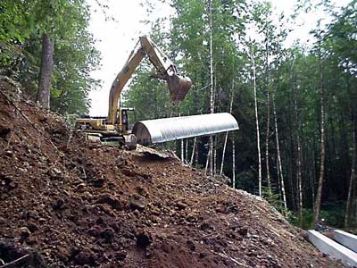 nstallation of a Bottomless Arch Culvert