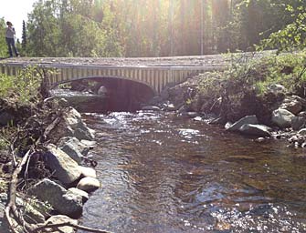 Sawyer (Buddy) Creek culvert after replacement.