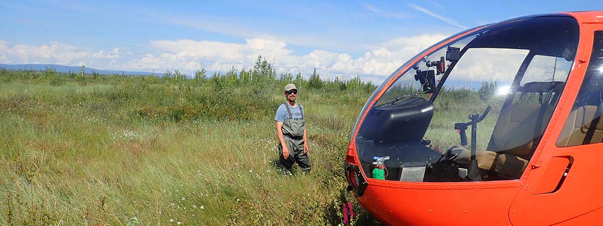 Jeff Wells by Helicopter - Alaska Department of Fish and Game