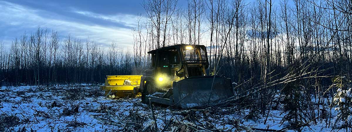 Mechanical Aspen Treatment - Alaska Department of Fish and Game