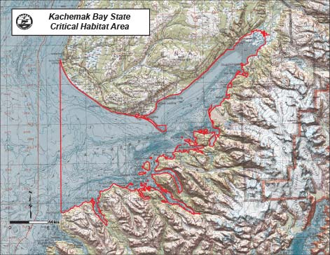 map of Kachemak Bay