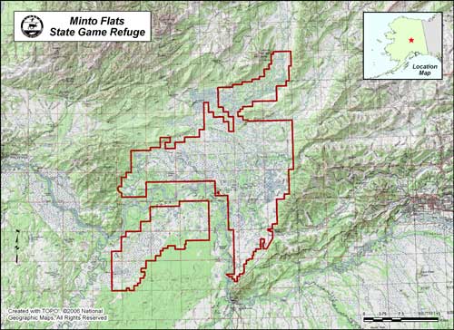 map of Minto Flats