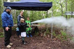 Discovery Day bear spray testing