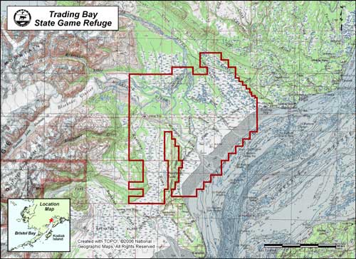 map of Trading Bay