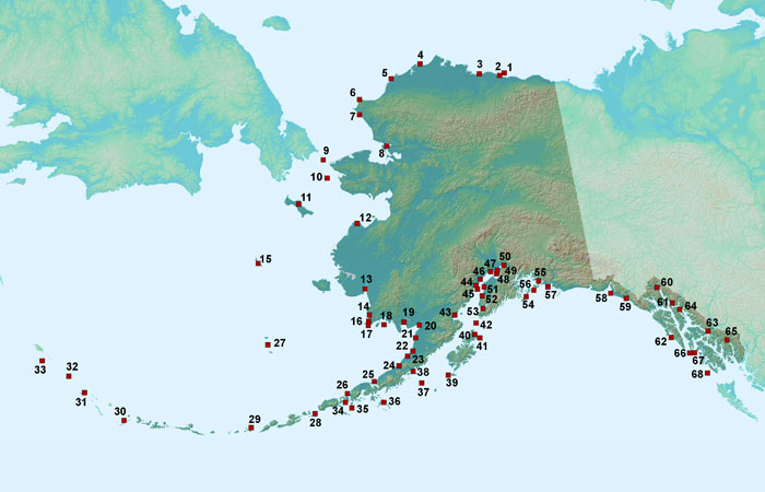 locator map of alaska