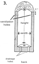 hollow interior