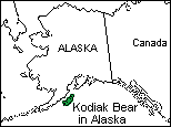 Range of Kodiak Bear