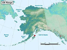 Roosevelt Elk range map