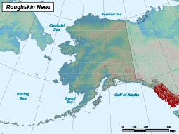 Roughskin Newt range map