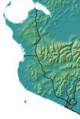 map of teller highway